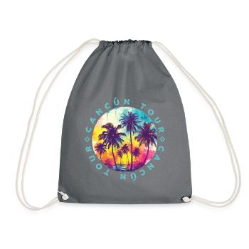 Visite des palmiers de Cancún - Sac de sport léger - gris - Devant