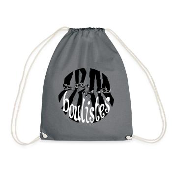 boulistes - Sac de sport léger - gris - Devant