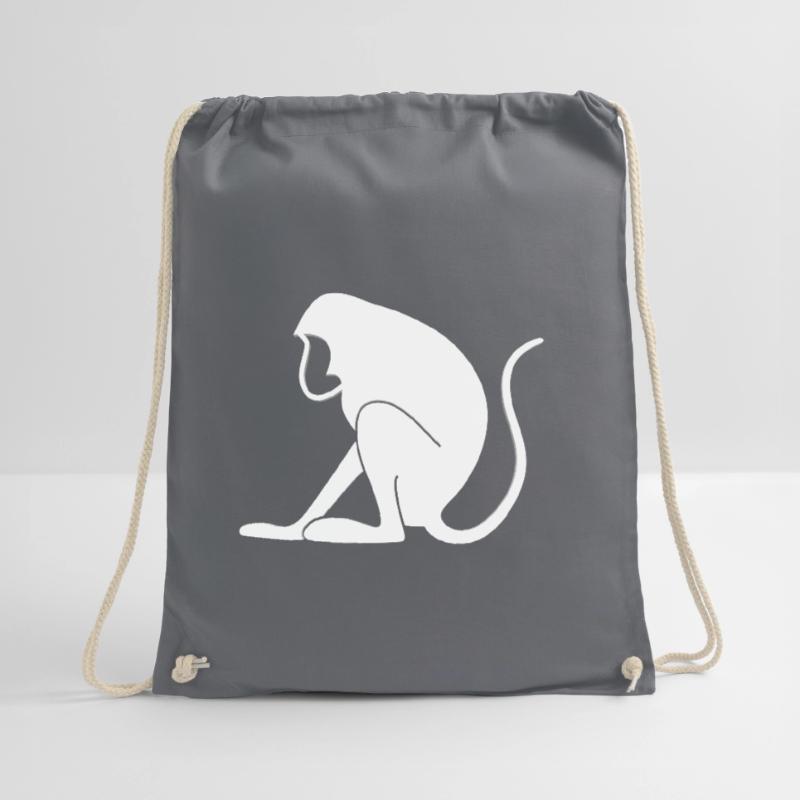 Monkey Monkey Monkey-like Monkey Monkey Drawstring Bag