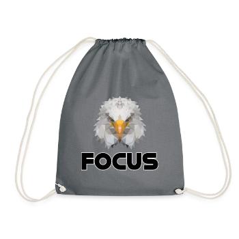 Focus Adler - Turnbeutel - Grau - Vorne