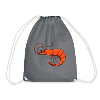 Shrimp Jitsu Arts martiaux mixtes - Sac de sport léger - gris - Devant