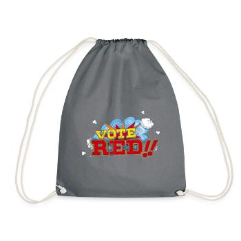 Politique Pop Art Vote États rouges Grand Old Republi - Sac de sport léger - gris - Devant
