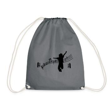 La musique - Sac de sport léger - gris - Devant