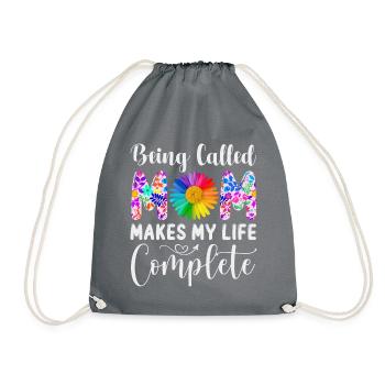 J’adore qu’on m’appelle maman - Sac de sport léger - gris - Devant