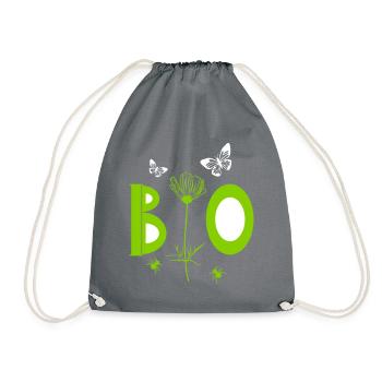 Biologique, Naturel - Sac de sport léger - gris - Devant