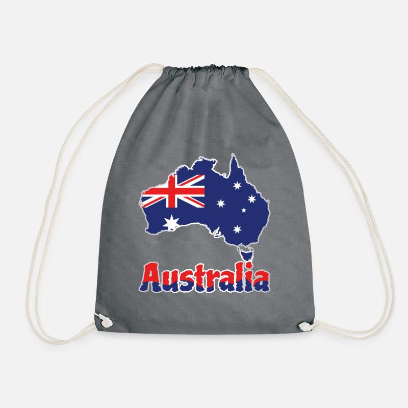 AUSTRALIA - Drawstring Bag - grey