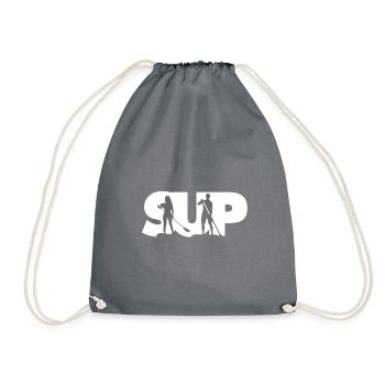 Stand Up Paddling Sup SUP - Drawstring Bag - grey - Front