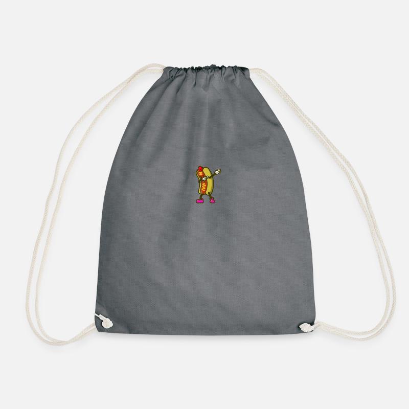 Cool Dabbing Dab Dab Move Hotdog Hot Dog Bratwurst - Turnbeutel - Grau