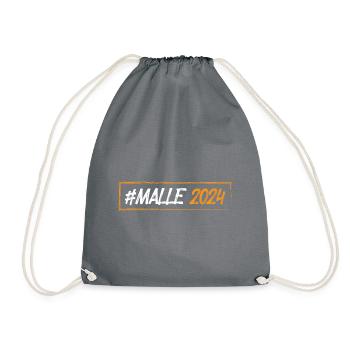 Malle 2024 - Turnbeutel - Grau - Vorne