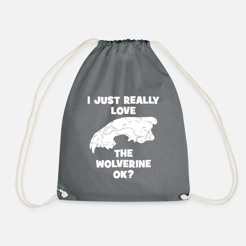 I just really love the Wolverine ok? - Turnbeutel - Grau
