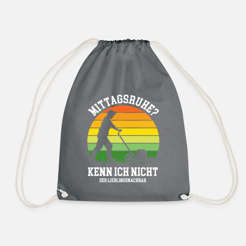Lieblingsnachbar Nachbarn Gartenarbeit Gärtner - Turnbeutel - Grau
