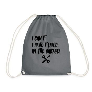 Je ne peux pas avoir de plans dans le garage pour la fête des pères - Sac de sport léger - gris - Devant