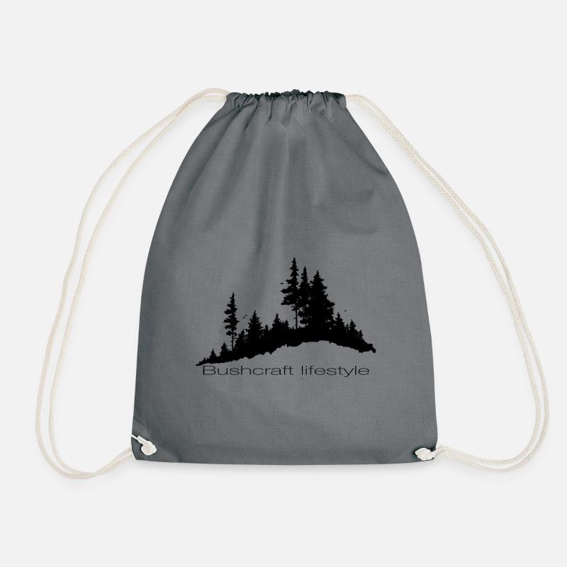 Bushcraft-Lebensstil - Turnbeutel - Grau