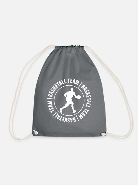 Basketball Team Verein Mann - Turnbeutel - Grau