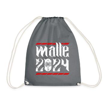 Malle 2024 Mallorca Tour - Drawstring Bag - grey - Front