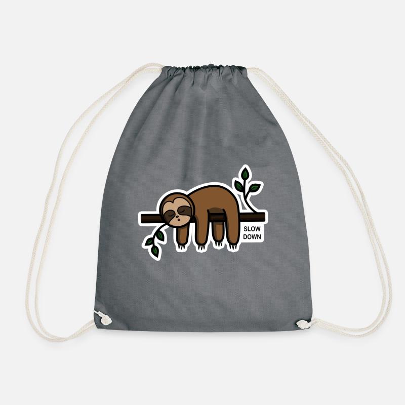 Sloth - Turnbeutel - Grau