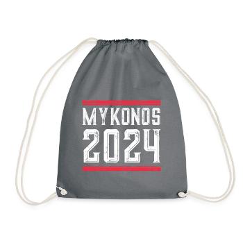 Jours fériés Mykonos 2024 - Sac de sport léger - gris - Devant
