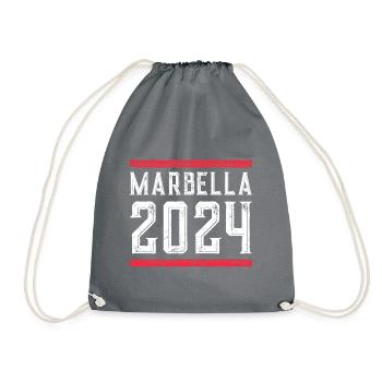 Jours fériés Marbella 2024 - Sac de sport léger - gris - Devant