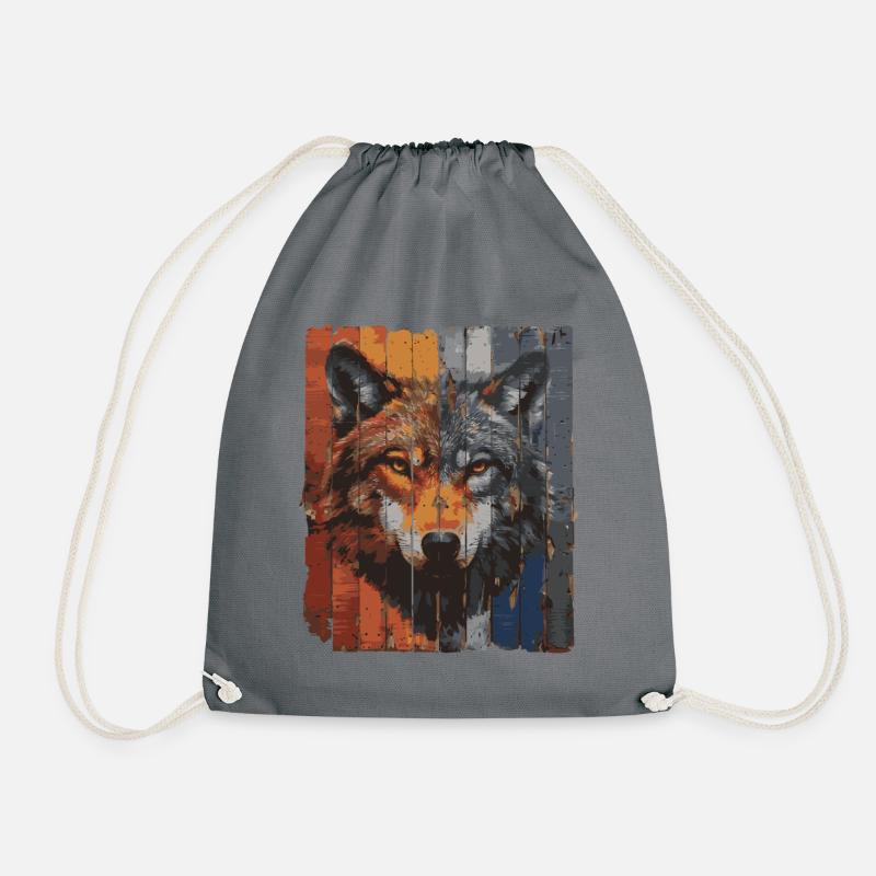 Urbaner Wolf - Turnbeutel - Grau