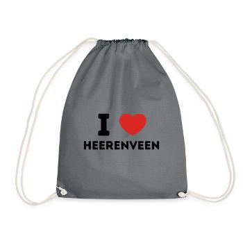 I Love Heerenveen Pays-Bas - Sac de sport léger - gris - Devant