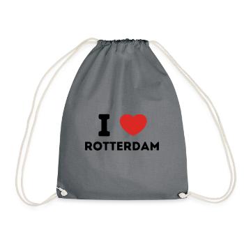 I Love Rotterdam Pays-Bas - Sac de sport léger - gris - Devant