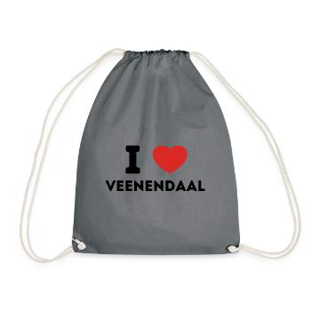 J’aime Veenendaal Pays-Bas - Sac de sport léger - gris - Devant
