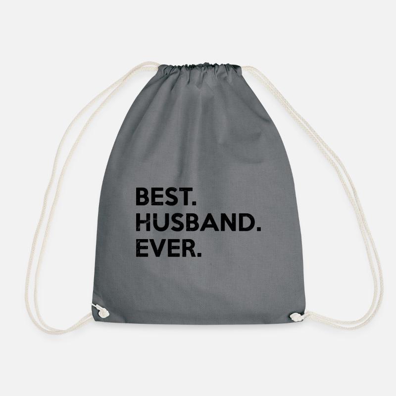 Bester Ehemann aller Zeiten. Geschenke für Super-Mann. Partner. - Turnbeutel - Grau