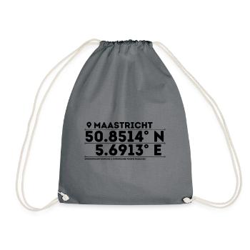 Maastricht: Culture, Caves & Culinary Delights - Drawstring Bag - grey - Front