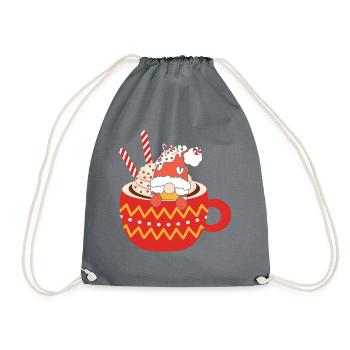 Noël Noël Gnomies - Sac de sport léger - gris - Devant