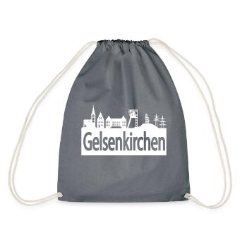 Skyline Gelsenkirchen - Turnbeutel - Grau - Hinten