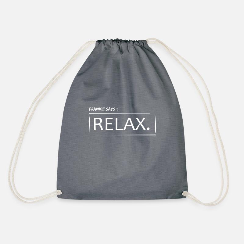 frankie says relax - Drawstring Bag - grey
