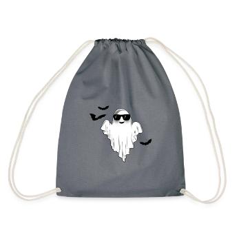 Doux ! Lunettes de soleil et chauves-souris Halloween - Sac de sport léger - gris - Dos
