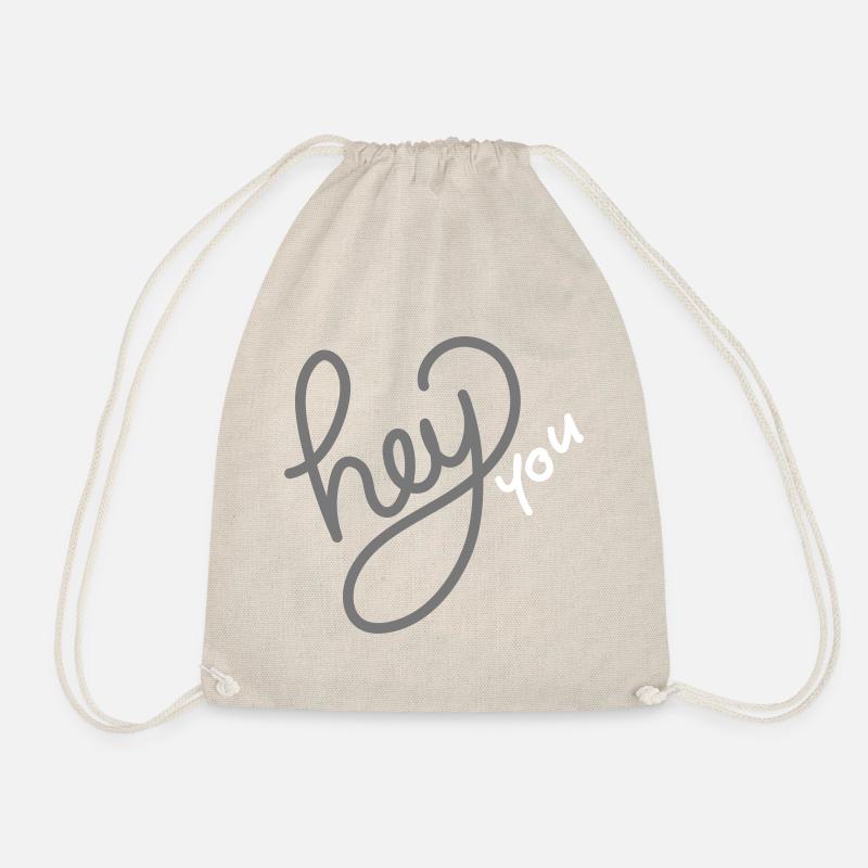 heyYOU - Drawstring Bag - nature