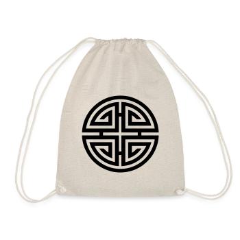 Four blessings, chinois, symbole, bonheur, chance - Sac de sport léger - nature - Devant