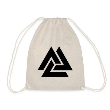Valknut, Odins Knot, Hrungnir Heart, Triquetra - Sac de sport léger - nature - Devant