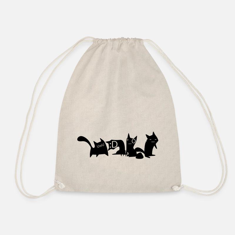 nerdy lolcats - Turnbeutel - Natur