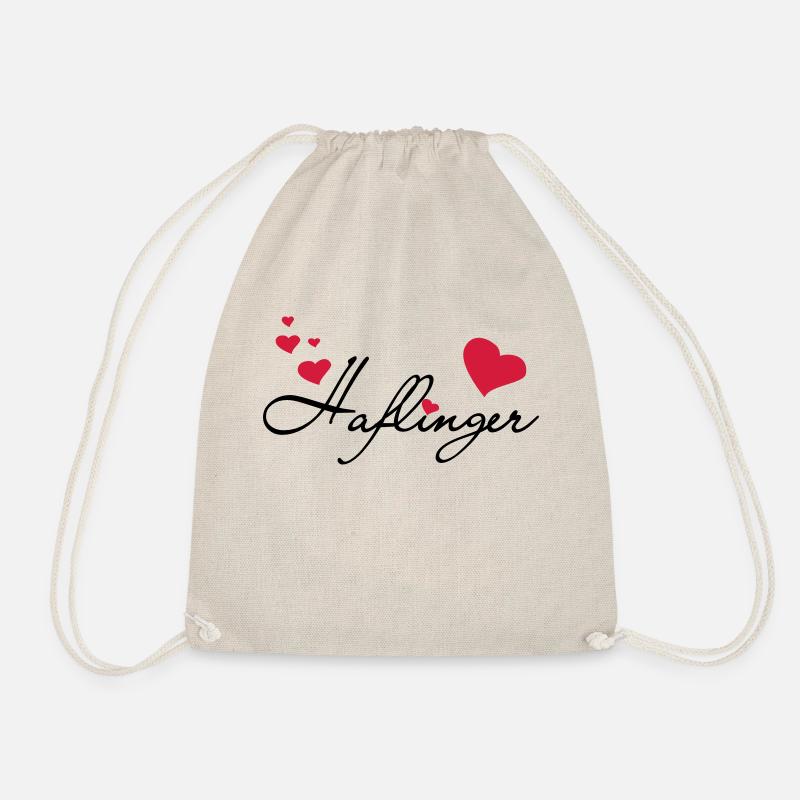Haflinger Love - Turnbeutel - Natur