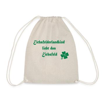 eichsfelderlandkind liebt eichsfeld - Turnbeutel - Natur - Vorne