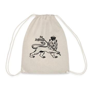 Reggae lion eu - Drawstring Bag - nature - Front