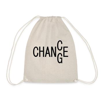 CHANCE / CHANGE, Motivation - Turnbeutel - Natur - Vorne