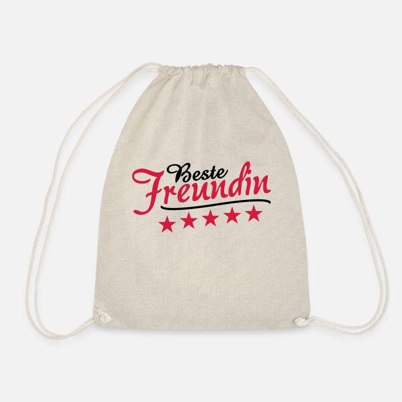 Beste Freundin - Turnbeutel - Natur