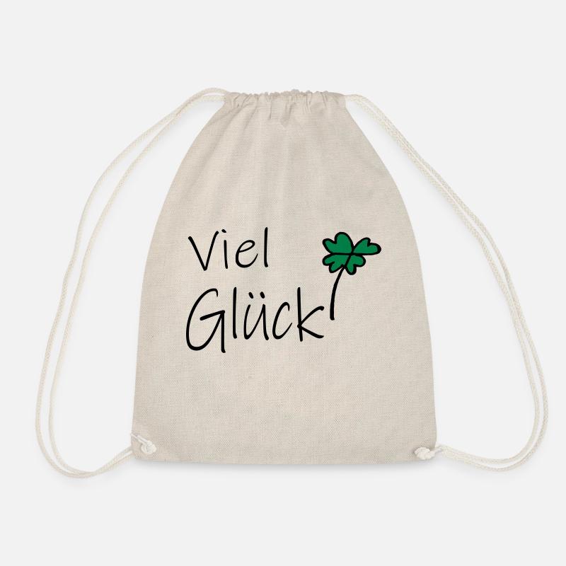 Viel Glück - Turnbeutel - Natur