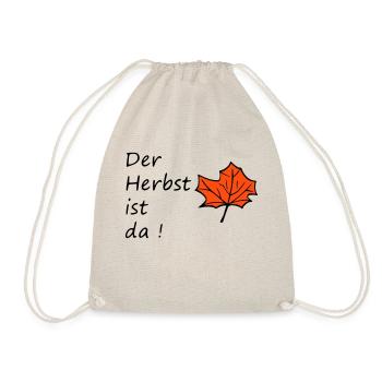Der Herbst ist da ! - Turnbeutel - Natur - Vorne