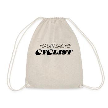HAUPTSACHE CYCLIST - Turnbeutel - Natur - Vorne