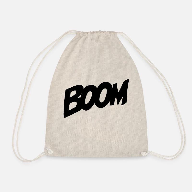 BOOM Comic-Style - Turnbeutel - Natur