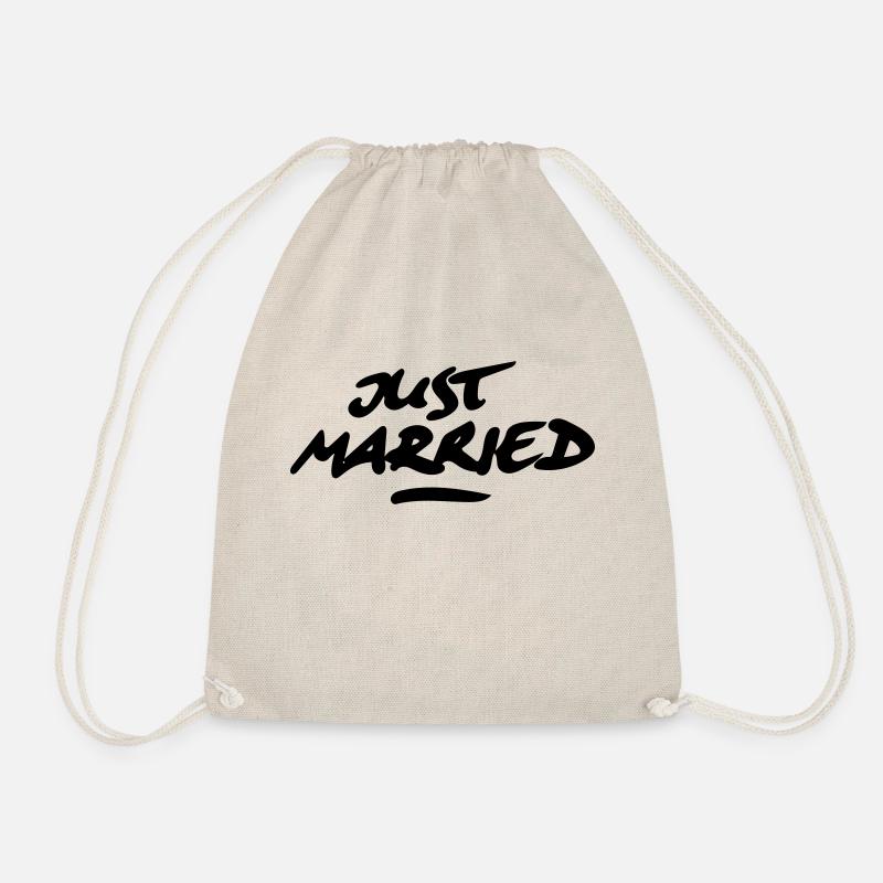 just married 1C - Turnbeutel - Natur