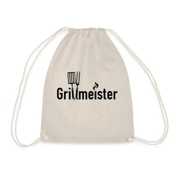 Grillmeister - Grillmaster - Turnbeutel - Natur - Vorne