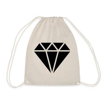 Diamant, symbole, amour, fidélité, mariage, mariée - Sac de sport léger - nature - Devant