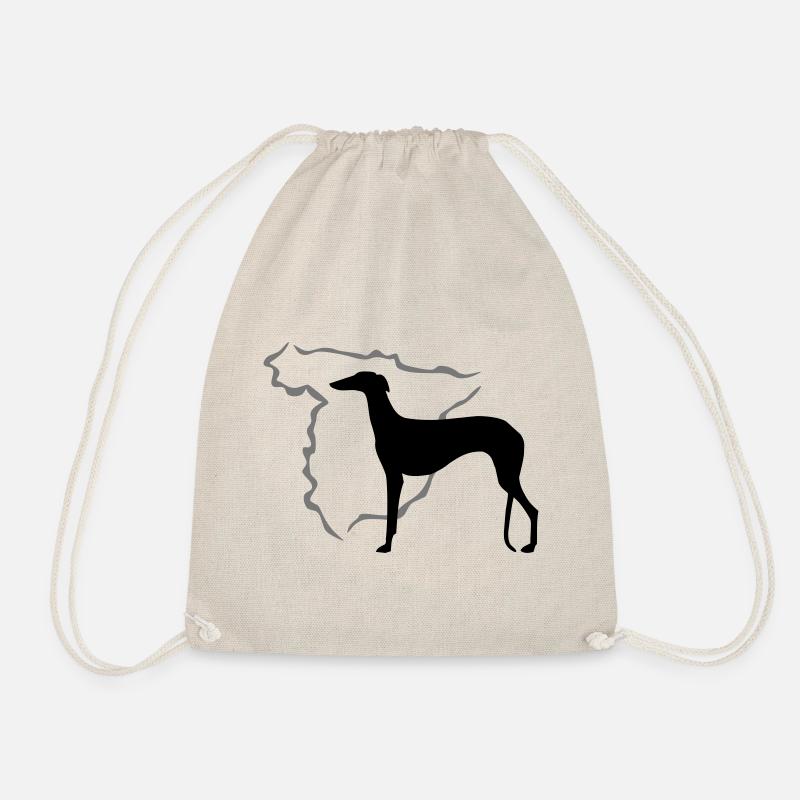 Spanischer Windhund - Turnbeutel - Natur