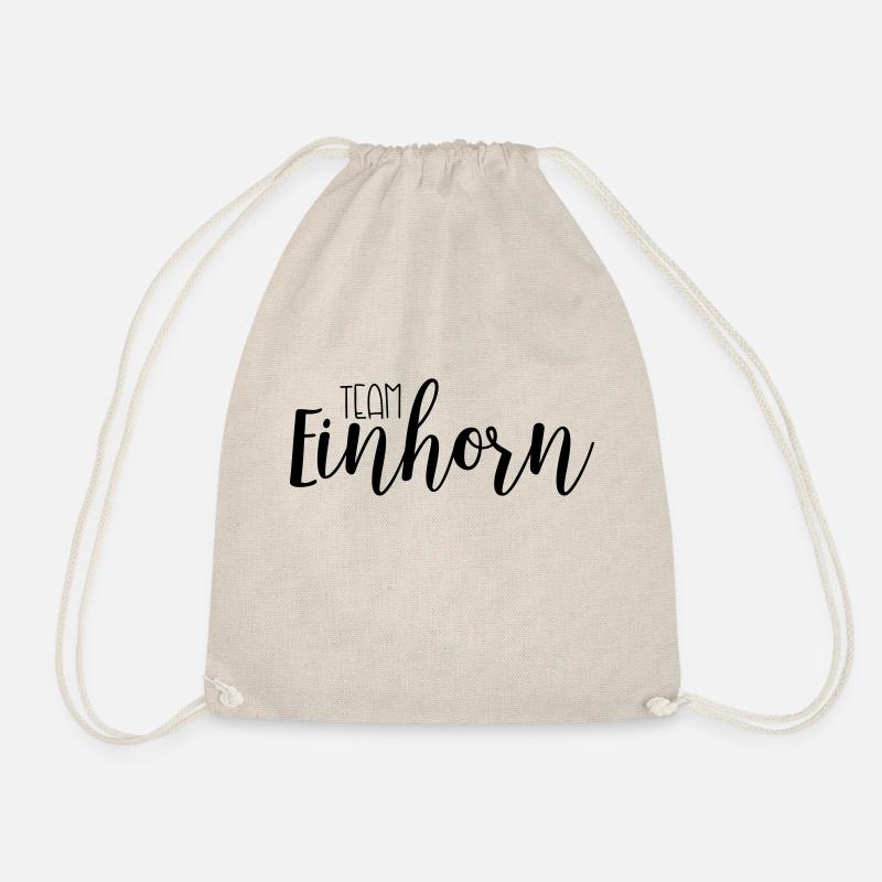 Team Einhorn - Turnbeutel - Natur